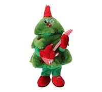 YUEYASHUX Electric Christmas Tree Toy en Peluche Mignon Chantant Danse 8 chansons Continuous Jeu Swing Brillant pour Les Enfants (Arbres de Noël) (Guitare Arbre de Noël)