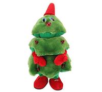 YUEYASHUX Electric Christmas Tree Toy en Peluche Mignon Chantant Danse 8 chansons Continuous Jeu Swing Brillant pour Les Enfants (Arbres de Noël)