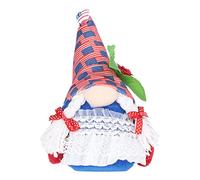 YUEYASHUX Nains de Jardin patriotiques du Jour de l'indépendance, Cadeaux patriotiques artisanaux, Ornements pour la Maison (Type des Femmes)