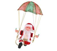 YUEYASHUX Parachute Christmas Ornements Belle Forme en Toute sécurité Sencurement soucieux du PC PC de Noël Ornement Suspendu pour Les Enfants (Saut périlleux) (Encerclant)