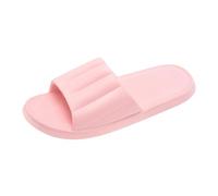 YueYue Claquettes Femme Chaussons Souples Femme Chaussons d'été en Caoutchouc Confortable Femme Sandale Plate Plage Chaussure Femme D'été Sliders Sandales Claquettes Semelle Epaisse (38)