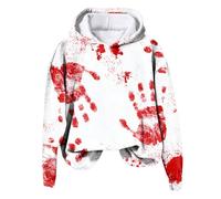 YueYue Sweats à capuche surdimensionnés pour femmes UK Femmes Sweat à capuche Sport Changement de couleur, rouge brique, L