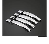 YUEYZHK Ensemble De Garniture De Poignée De Porte Chromée, pour Peugeot 2008 2013-2019 2017 2018 2019, Accessoires Autocollants, Style De Voiture Pièces moulées(A)