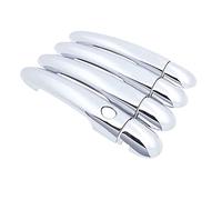 YUEYZHK Pièces de décoration Mode Garniture De Couvercle De Poignée De Porte De Voiture Chromée pour Clio 3 III 2005 2006 2007 2008 2009 2010 2011 2012 2013 2014(1)