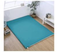 YUEZHONG Housse de matelas de sol japonais, housse de matelas futon japonais, pour tapis de sol futon avec fermeture éclair, protection tatami super douce, lavable en machine, vert lac, 120 x 200 cm