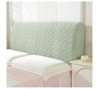 YUEZHONG Housse De Tête De Lit en Flanelle Douce, Housse De Tête De Lit Extensible Et Moelleuse, Protection Universelle Anti-poussière(Green,Queen/55-63in)