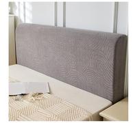 YUEZHONG Housse De Tête De Lit en Tissu Jacquard Uni, Extensible, Anti-poussière Et Lavable, for Tête De Lit Rembourrée (Queen, King, Full)(Gray,Full/47-55in)