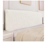 YUEZHONG Housse De Tête De Lit Extensible for Lit Double, King Size, Queen Size, en Polyester Doux, Lavable, Idéale for Décorer Une Chambre De Dortoir(Cream,Cal King/65-75in)