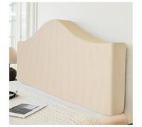 YUEZHONG Housse De Tête De Lit Extensible for Lit Queen Size, King Size, Full Size, Housse De Protection en Jacquard Doux(Cream,Queen/55-63in)