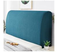 YUEZHONG Housse De Tête De Lit for Lit King Size, Housse De Tête De Lit Extensible en Velours Texturé, Lavable Et Anti-poussière(Lake Blue,Queen/55-67in)