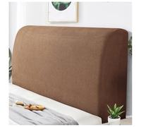 YUEZHONG Housse De Tête De Lit for Lit King Size, Housse De Tête De Lit Extensible en Velours Texturé, Lavable Et Anti-poussière(Coffee,Queen/55-67in)