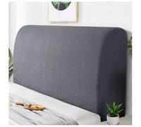 YUEZHONG Housse De Tête De Lit for Lit King Size, Housse De Tête De Lit Extensible en Velours Texturé, Lavable Et Anti-poussière(Dark Gray,Full/43-55in)