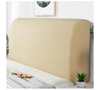 YUEZHONG Housse De Tête De Lit for Lit King Size, Housse De Tête De Lit Extensible en Velours Texturé, Lavable Et Anti-poussière(Yellowish,Queen/55-67in)