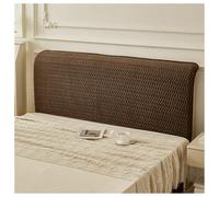 YUEZHONG Housse De Tête De Lit Matelassée en Velours Queen King Pleine Taille, Housse De Tête De Lit en Velours Extensible, Protection Anti-poussière for Décoration De Dortoir(Coffee,83-91in)