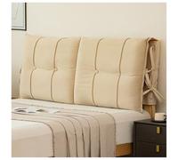YUEZHONG Housse De Tête De Lit Rembourrée, Coussin De Tête De Lit Rembourré, Oreiller en Métal, for S'asseoir Au Lit for Lire Ou Se Reposer(Cream,120x80x10cm/47x31x4in)