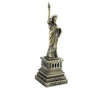 Yuezhongoo 5.90 Inch Meticulously Replicated Statue of Li berty Collectible Metal Model Sculpture Ornament