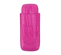 Yuezhongoo Cas de cigares, étuis à cigares pour Les Hommes voyageant Cigar Humidor 2 Doigts hydratant Un Porte-cigares Portable en Faux Cuir pour Affaires de Voyage