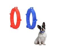 yufana 2 Pièces Collier Anti-Puce pour Chien, Collier Anti-Puces pour Chat, Collier à Tiques pour Chiens, Collier Anti-Puces Réglable Imperméable pour Petits, Moyens et Grands Animaux de Compagnie