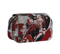 Yugi Amane Trousse à crayons avec personnage de dessin animé Yahiro Nene Grande capacité Style manga Trousse pour garçons et filles, Type 3, 21*10*7.5cm, Trousse de beauté