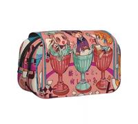 Yugi Amane Trousse à crayons avec personnage de dessin animé Yahiro Nene Grande capacité Style manga Trousse pour garçons et filles, Type 9., 21*10*7.5cm, Trousse de beauté