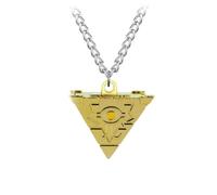 YuGiO Collier Millenium Pyramide Puzzle Collier pendentif YuGiO Oeil d'Horus Accessoires (Gold)
