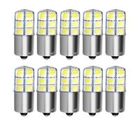 YUGRUPJG Ampoule LED 5050 super brillante 1156 BA15S P21W 1157 BA15D P21/5W, lentille en silicone 12SMD S25 G18 12 V for feux de freinage et de recul de voiture(10pcs 1156 ba15s)