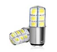 YUGRUPJG Ampoule LED 5050 super brillante 1156 BA15S P21W 1157 BA15D P21/5W, lentille en silicone 12SMD S25 G18 12 V for feux de freinage et de recul de voiture(2pcs 1157 bay15d)