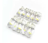 YUGRUPJG Lot de 10 ampoules LED COB 2020 T10 W5W WY5W 168 501 2825 for feux de stationnement, feux de porte latérale, feux de plaque d'immatriculation(Crystal Blue)