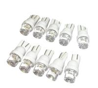 YUGRUPJG Lot de 10 ampoules LED T10 W5W 194168 SMD for feux de gabarit, feux de stationnement, ampoules latérales externes, lampe LED blanche 12V(Red)