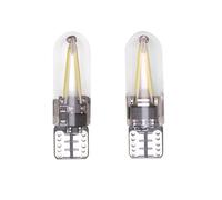 YUGRUPJG Lot de 10 ampoules LED T10 W5W à filament COB for intérieur de voiture, 194/168, diode 12 V, for feux de gabarit, de gabarit, de carte(Pink purple)