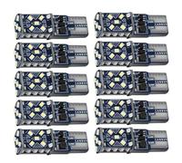 YUGRUPJG Lot de 10 ampoules LED T10 W5W WY5W ultra lumineuses, feux de stationnement, Canbus sans erreur, éclairage d'intérieur, blanc, rouge, jaune(Crystal Blue)