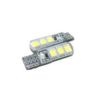 YUGRUPJG Lot de 100 ampoules LED T10 194 2825 W5W, 6 SMD, en gel de silice, étanches, for moto, stationnement, voiture, lampe de lecture, dôme, coque en silicone(Blue)