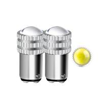 YUGRUPJG Lot de 2 ampoules LED 1157 BAY15D P21/5W 12 V/24 V, très lumineuses et lumineuses, avec grand dissipateur thermique, for feux de recul et clignotants arrière(1157 BAY15D White)