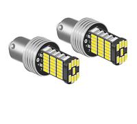 YUGRUPJG Lot de 2 ampoules LED blanches for voiture T20 7440 7443, LED 1156 P21W BA15S LED 1157 BAY15D PY21W 3157 for feux de stop, de recul, clignotants, 12 V(7443 W21-5W T20,WHITE)