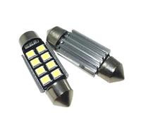 YUGRUPJG Lot de 2 ampoules LED Festoon CANbus C5W 31 mm, 36 mm, 39 mm, 41 mm, sans erreur, 5630, 5730, 8 LED SMD, for intérieur, lecture, blanc, bleu glacier, plafonnier(WHITE,36mm)