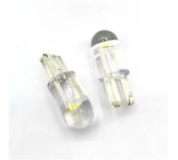 YUGRUPJG Lot de 2 feux de stationnement LED COB T10 W5W WY5W for voiture, clignotants, éclairage de plaque d'immatriculation, blanc, rouge, jaune, 12 V(WHITE)