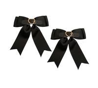 YUGSHNKFC 1/2 pinces à cheveux avec perle pour filles chaudes, petite pince à cheveux en forme de nœud pour queue de cheval, barrettes à cheveux pour adolescentes et filles