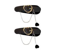 YUGSHNKFC 1/2 pinces à cheveux avec perle pour filles chaudes, petite pince à cheveux en forme de nœud pour queue de cheval, barrettes à cheveux pour adolescentes et filles