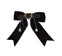 YUGSHNKFC 1/2 pinces à cheveux avec perle pour filles chaudes, petite pince à cheveux en forme de nœud pour queue de cheval, barrettes à cheveux pour adolescentes et filles