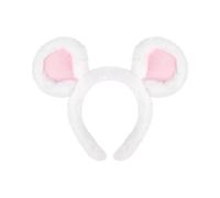 YUGSHNKFC 1/3/4 pièces - Ensemble d'accessoires de costume - Souris - Oreille - Bandeau - Queue - Tutus - Jupe - Nœud papillon - Pour enfants - Halloween - Cosplay