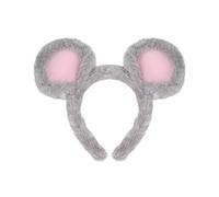YUGSHNKFC 1/3/4 pièces - Ensemble d'accessoires de costume - Souris - Oreille - Bandeau - Queue - Tutus - Jupe - Nœud papillon - Pour enfants - Halloween - Cosplay