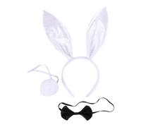 YUGSHNKFC 1 ensemble de serre-tête en forme de peluche pour cosplay, queue et nœud papillon pour enfants