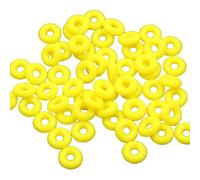 YUGSHNKFC 100PCS Spacer Rings Charm Loose Bracelet Jewelry Making Supplies Silicone Texture Necklace for Jewelry Silicone Rings Stoppers