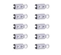 YUGSHNKFC 10pcs Bords Ronds du Cordon Clip D'extrémité