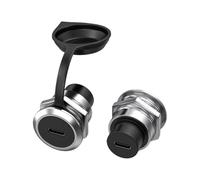 YUGSHNKFC 2 Pièces en Alliage De Zinc USB3.0 Adaptateurs Prises À sur Panneau Données À Vitesse Rapide Port Plaqué Or pour Installation Bureau Panneau Module USB Série D