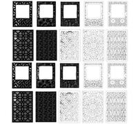 YUGSHNKFC 20 Sheets Aesthetic Scrapbooking Background Paper for Journal Planner Picture Frames Embellishment Scrapbooking Supplies