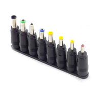 YUGSHNKFC 8 Connector Female 5.5x2.1mm to Male 3.5x1.35mm/4.0x1.7mm/4.8x1./.5x1./..5mm/..1mm/6.3x3.0mm/6.4x4.4mm Power Supply Adapter