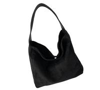 YUGSHNKFC À bandoulière à la mode pour dames en faux suède avec poignée supérieure Texture douce à main à grand compartiment pour le travail et le shopping à main de capacité