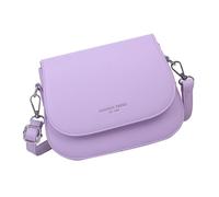 YUGSHNKFC À Bandoulière En Simili Cuir À La Mode Pour Femmes Couleur Bonbon Rabat Petit Cartable Avec Bandoulière Réglable À Bandoulière À De Lettres