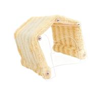 YUGSHNKFC Abri en Fourrure pour Gerbille Grand Lit Doux Détachable Adapté Accessoires De Cage Hamster Et Souris Tube D'abri Détachable Animaux De Compagnie